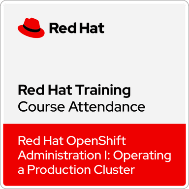 Logo Administration de Red Hat OpenShift I : exploitation d'un cluster de production